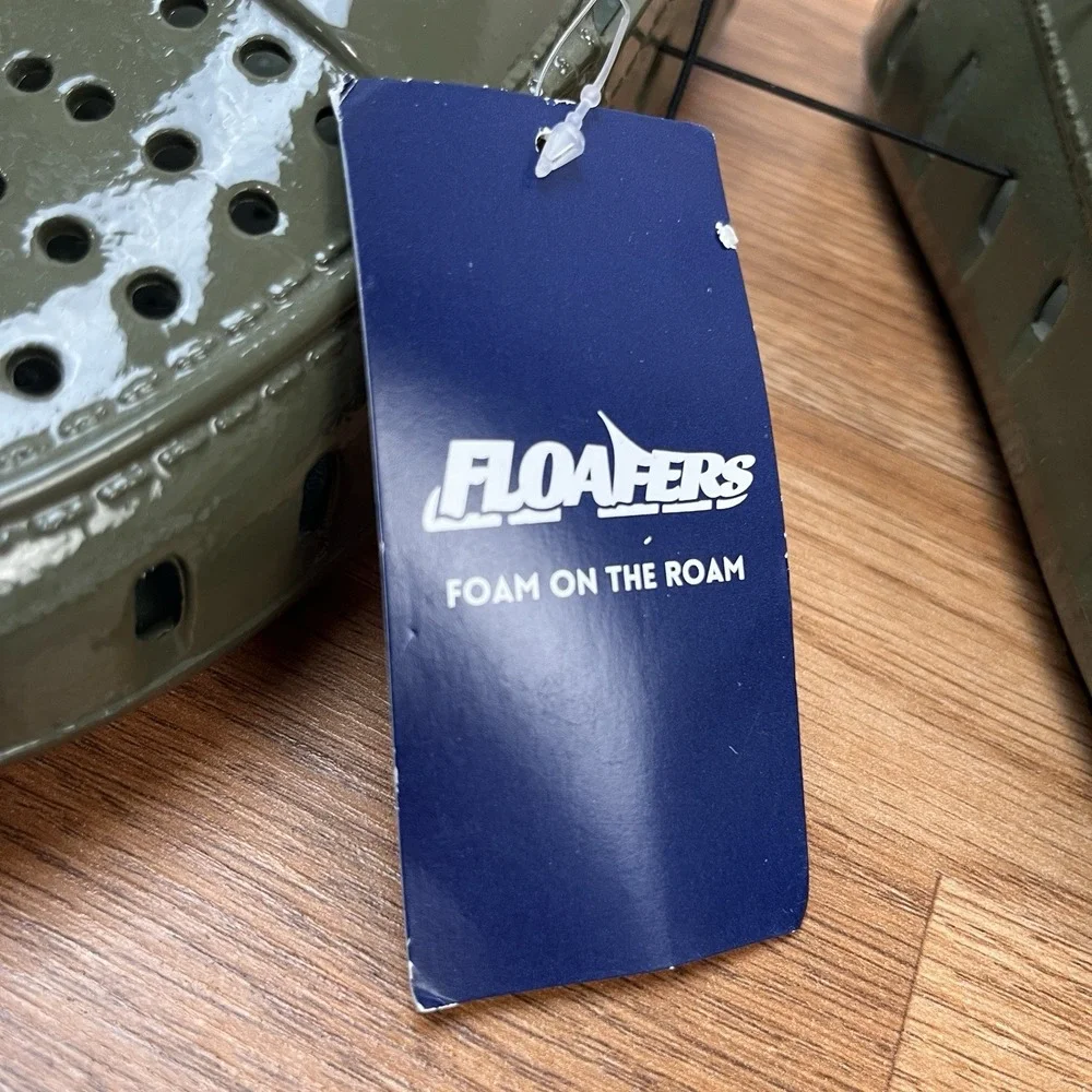 Floafers Prodigy Driver Patent Cypress‎ Green Loafers Shoes Big Kids Size 4 NEW